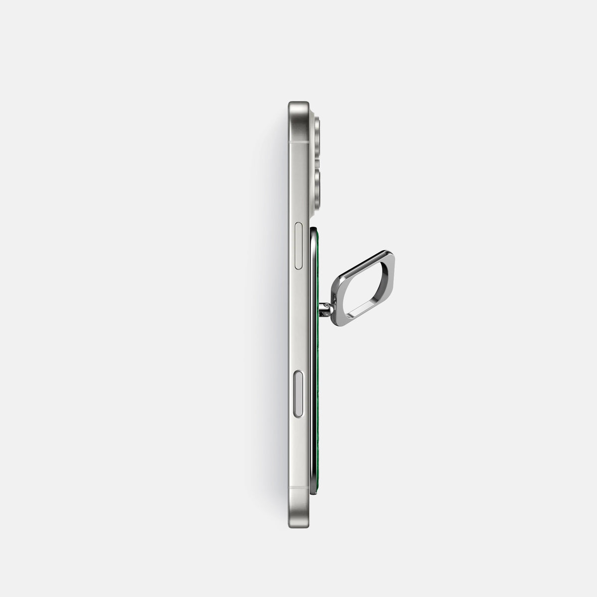 MagSafe Ring For iPhone 17 Pro In Alligator -3 | Forest-Green-Steel