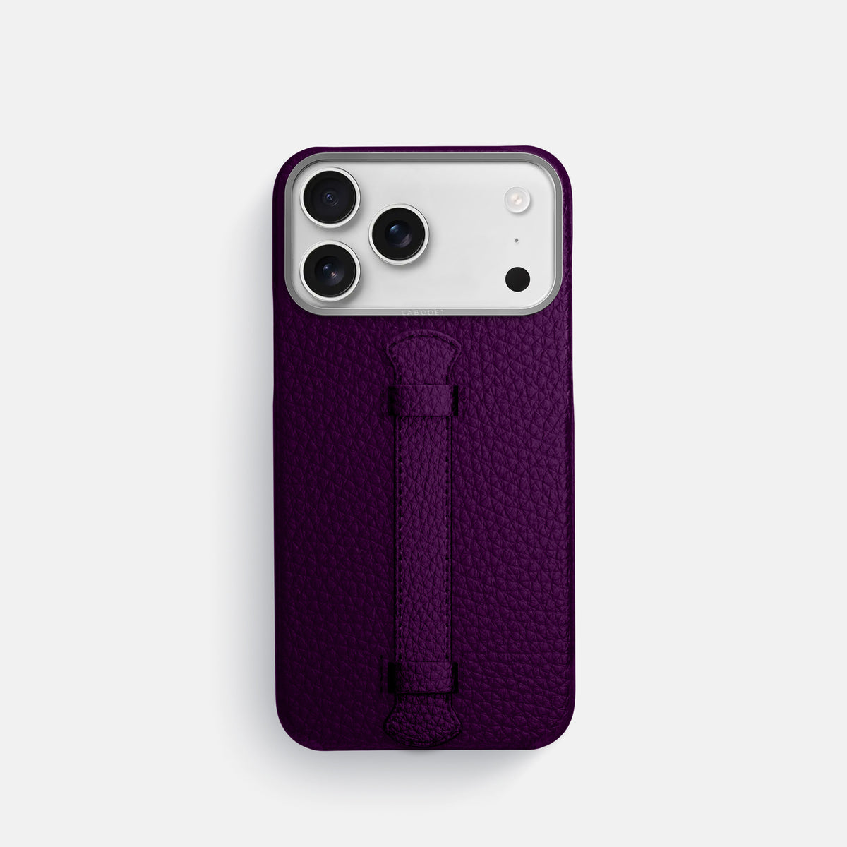 Center Handle For iPhone 17 Pro In Calf -1 | Violet-Steel