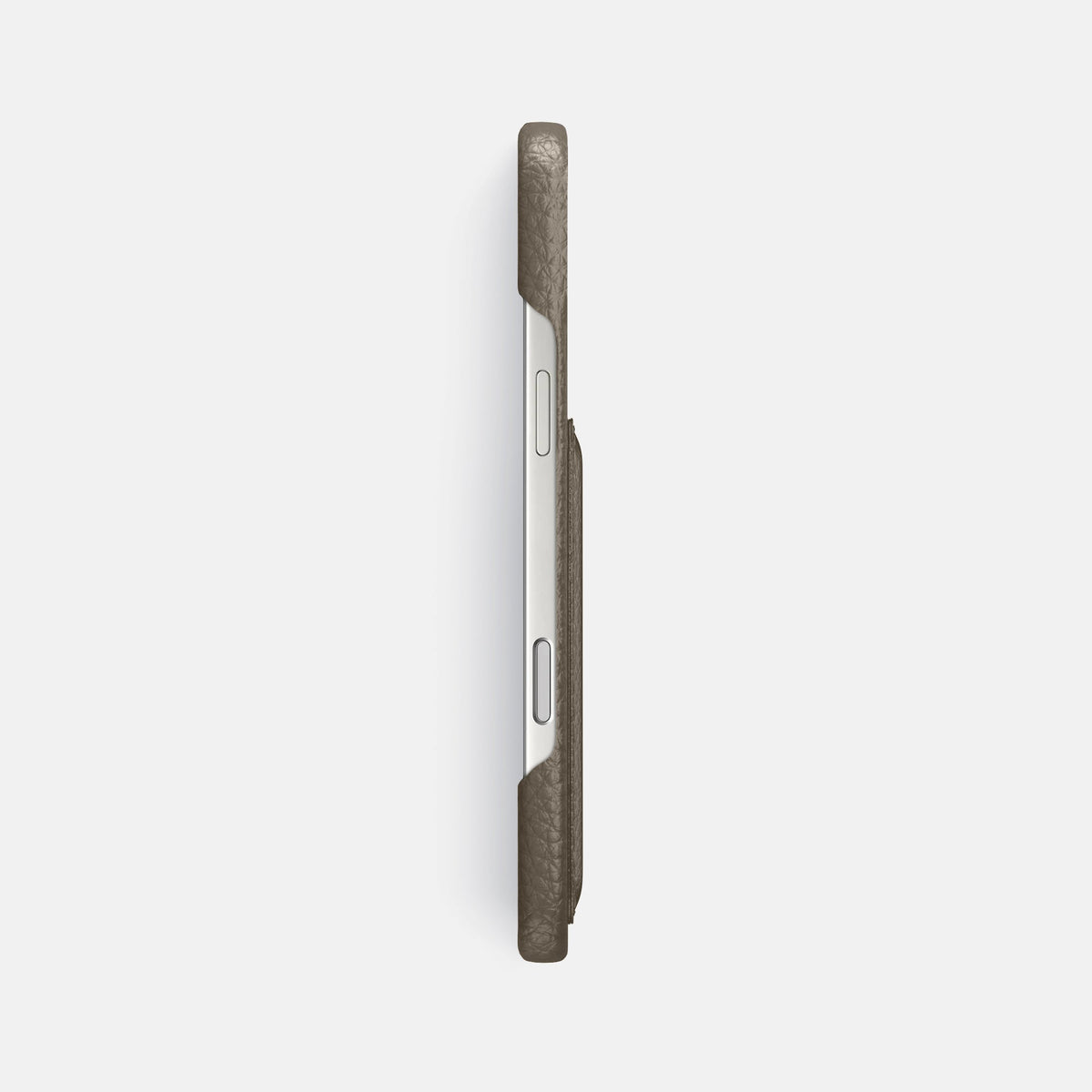 Slim Card Case For iPhone 18 Pro Max In Calf -3 | Taupe