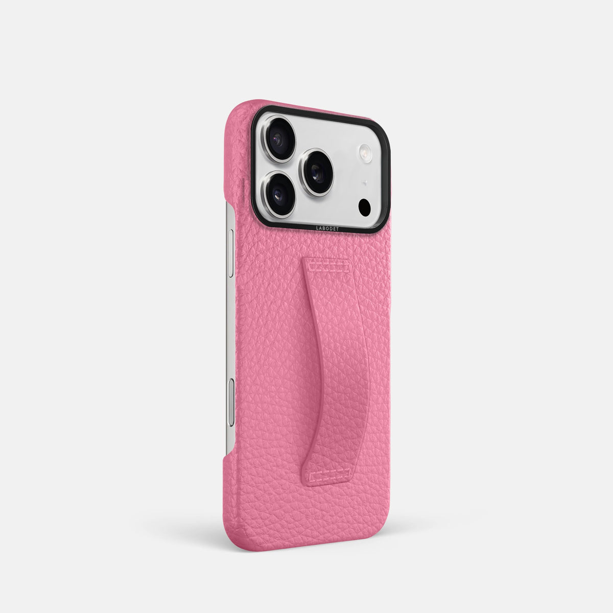 Finger Case For iPhone 18 Pro In Calf -2 | Pink-Black