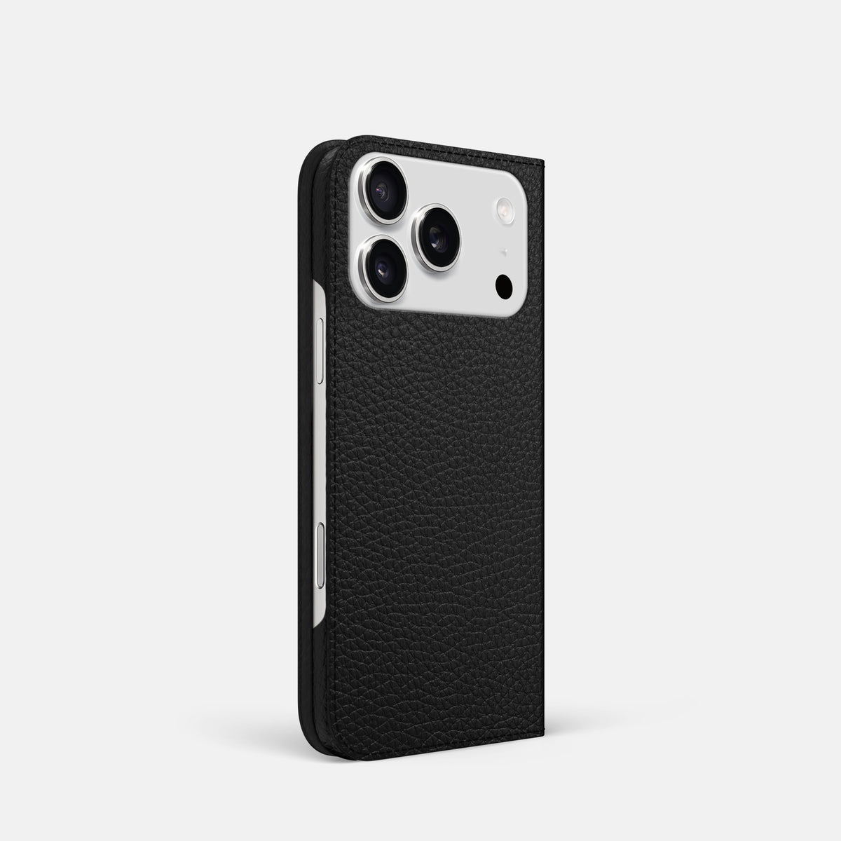 Folio Slim Case For iPhone 17 Pro In Calf -1 | Black