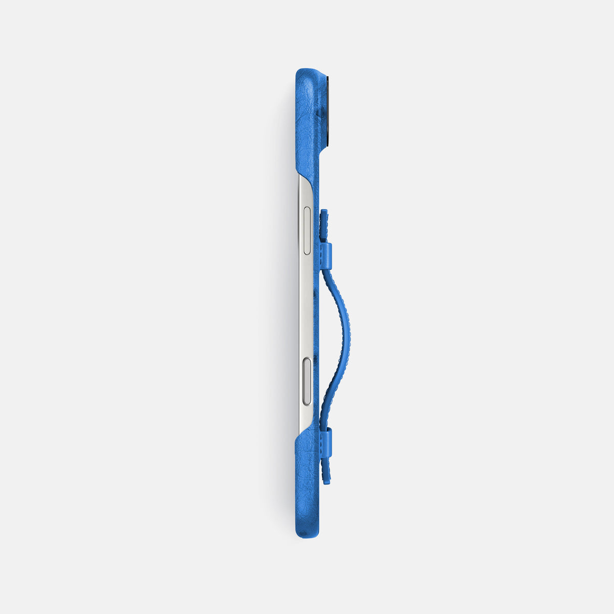 Handle Case For iPhone 17 Air In Ostrich -3 | Royal-Blue-Black