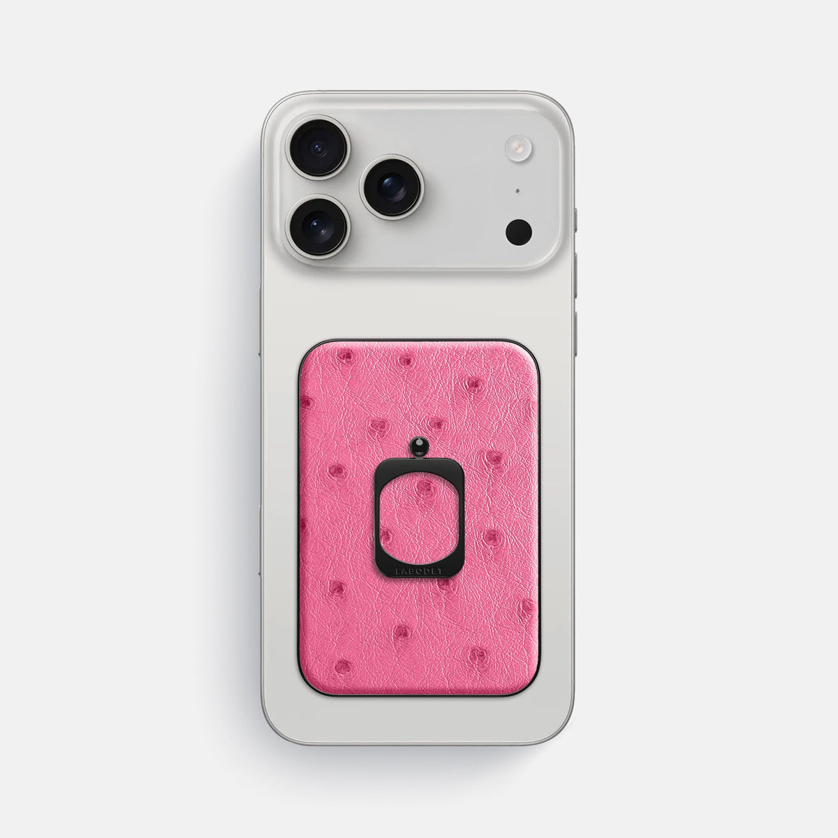 MagSafe Ring For iPhone 18 Pro Max In Ostrich -2 | Pink-Black