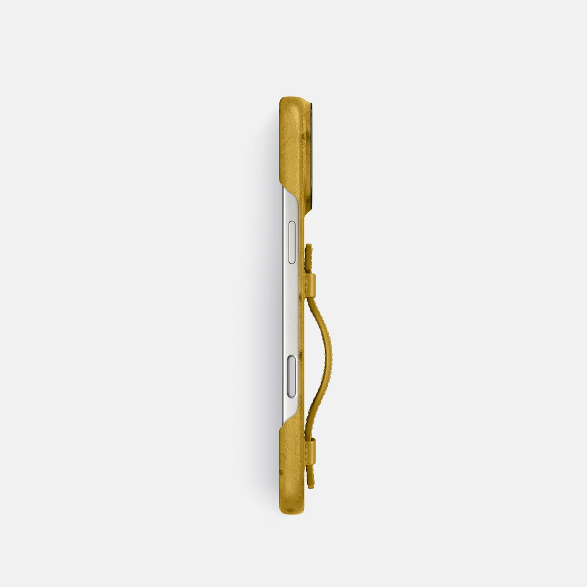 Handle Case For iPhone 18 Pro In Ostrich -3 | Gold-Black