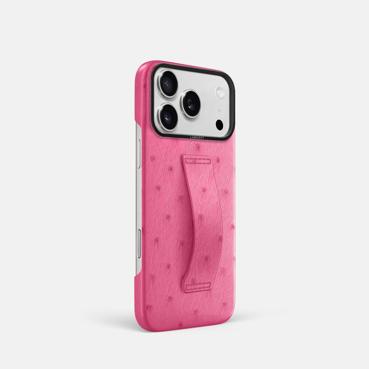 Finger Case For iPhone 17 Pro In Ostrich -2 | Pink-Black