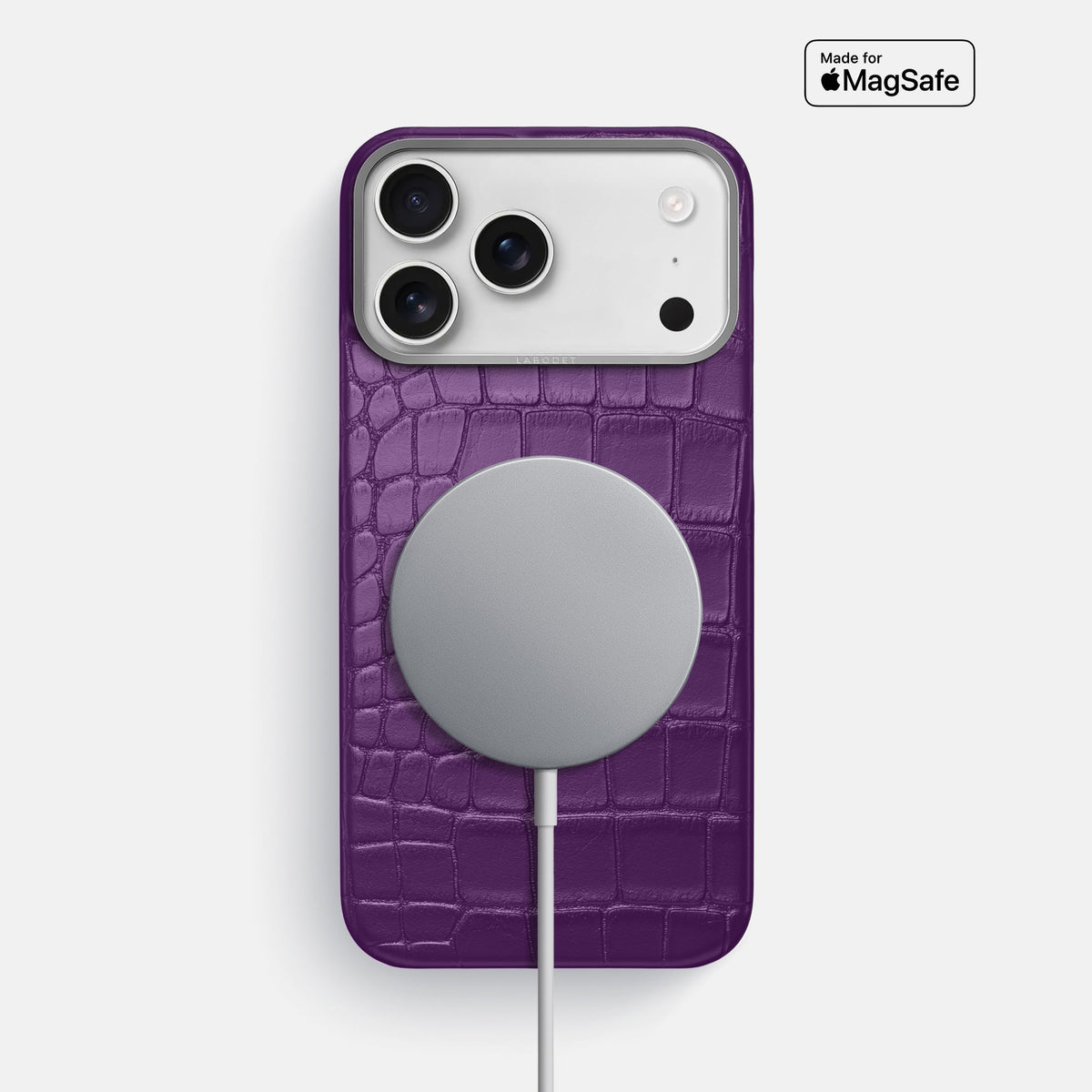 Classic Case For iPhone 18 Pro Max In Alligator -5 | Purple-Steel