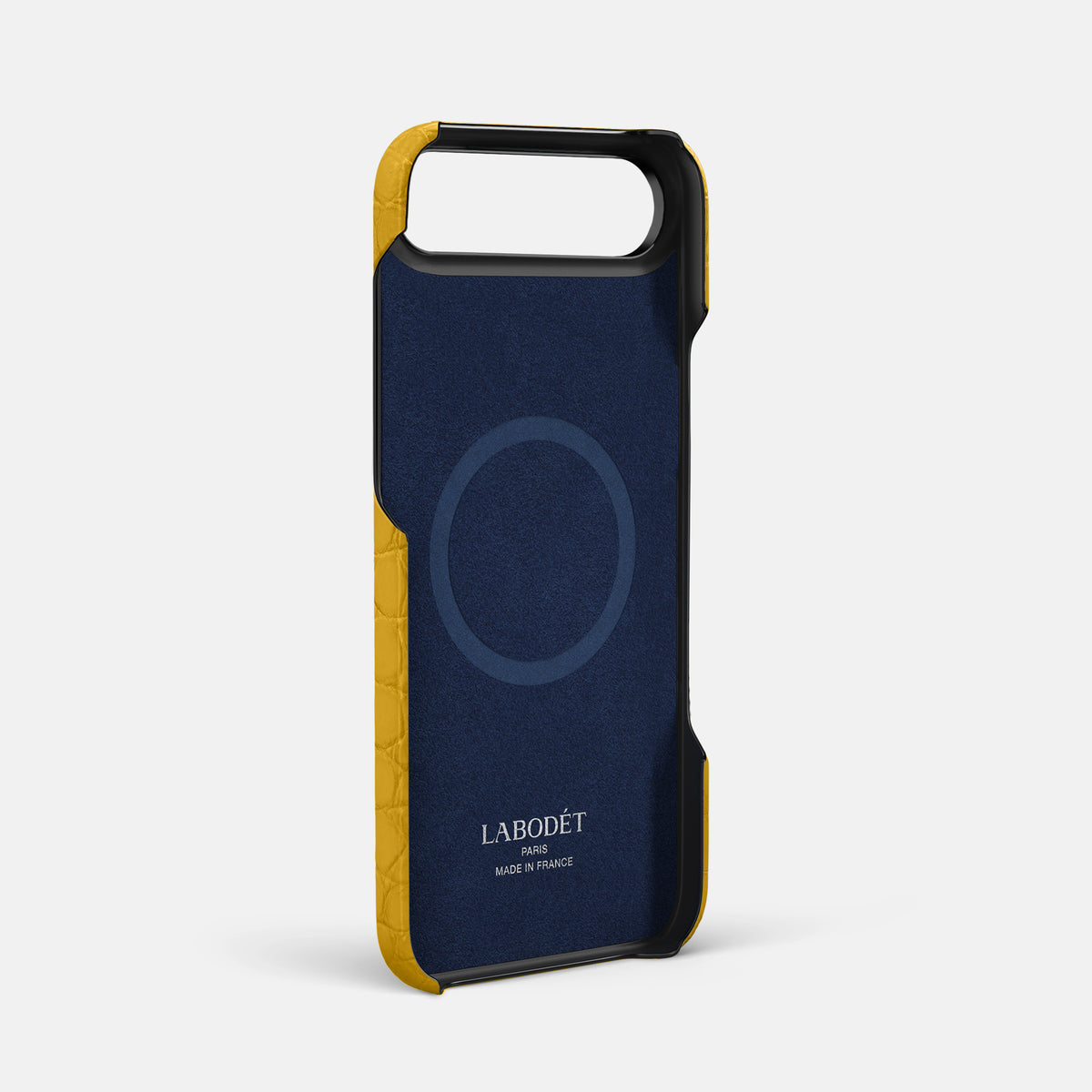 Finger Case For iPhone 17 Air In Alligator -4 | Yellow-Black