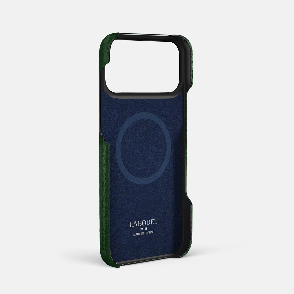 Slim Case For iPhone 17 Pro In Calf -4 | Dark-Green