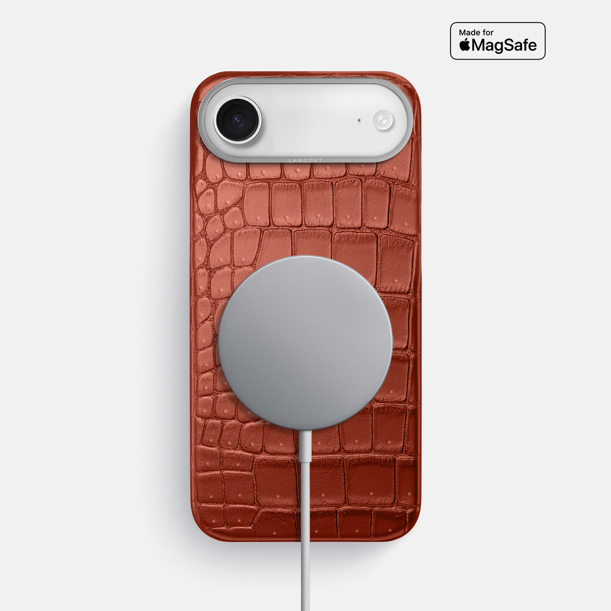 Classic Case For iPhone 17 Air In Porosus Crocodile -5 | Nuts-Steel