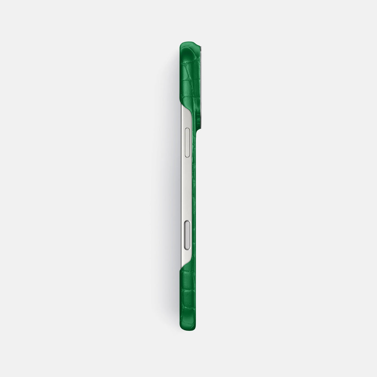 Classic Case For iPhone 18 Pro Max In Alligator -3 | Forest-Green-Steel