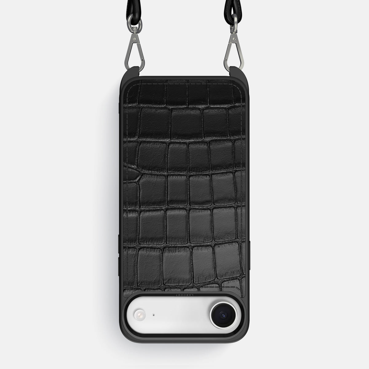 Crossbody Sport Case For iPhone 17 Air In Alligator -1 | Black