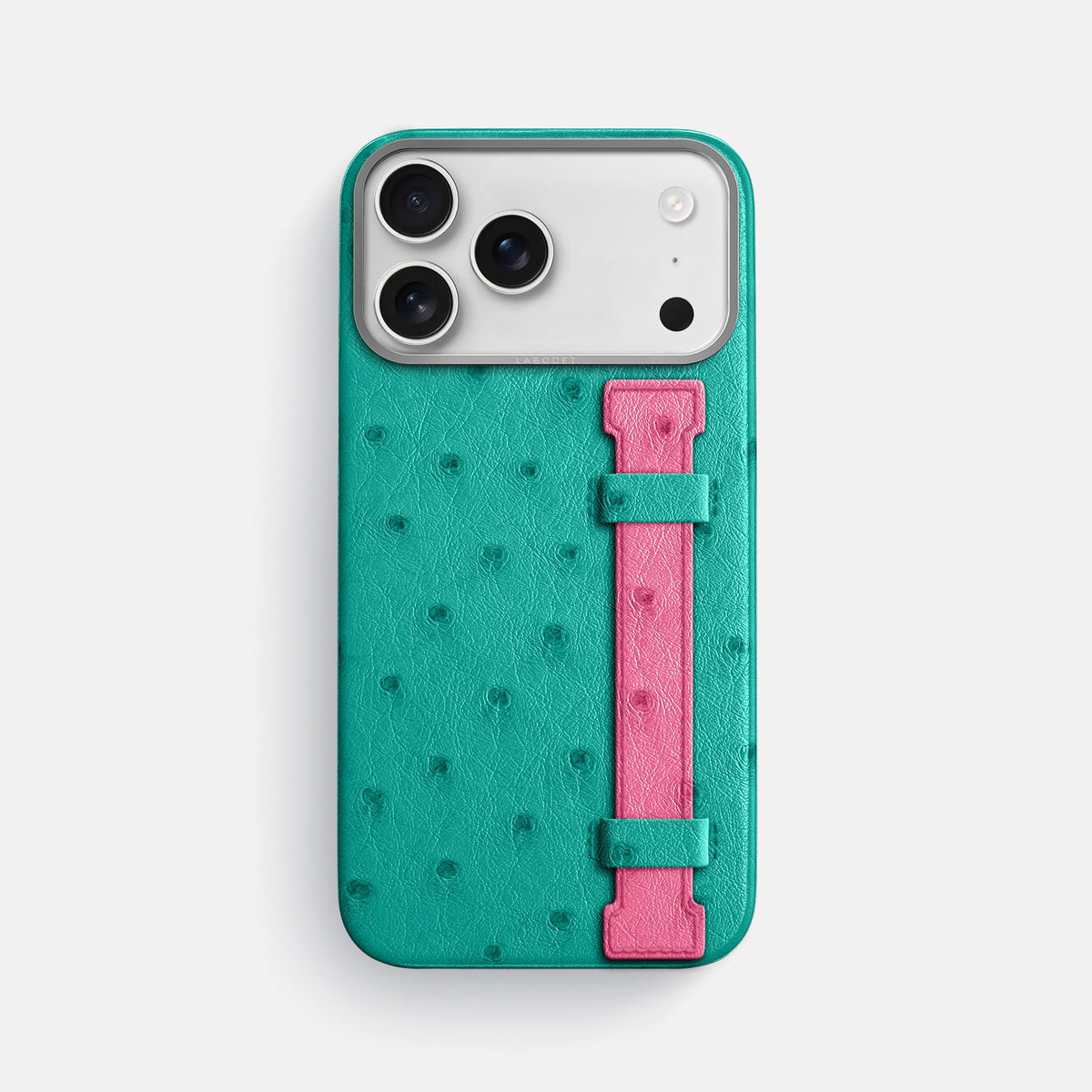 Handle Case Coloré For iPhone 18 Pro Max In Ostrich -1 | Turquoise-Steel