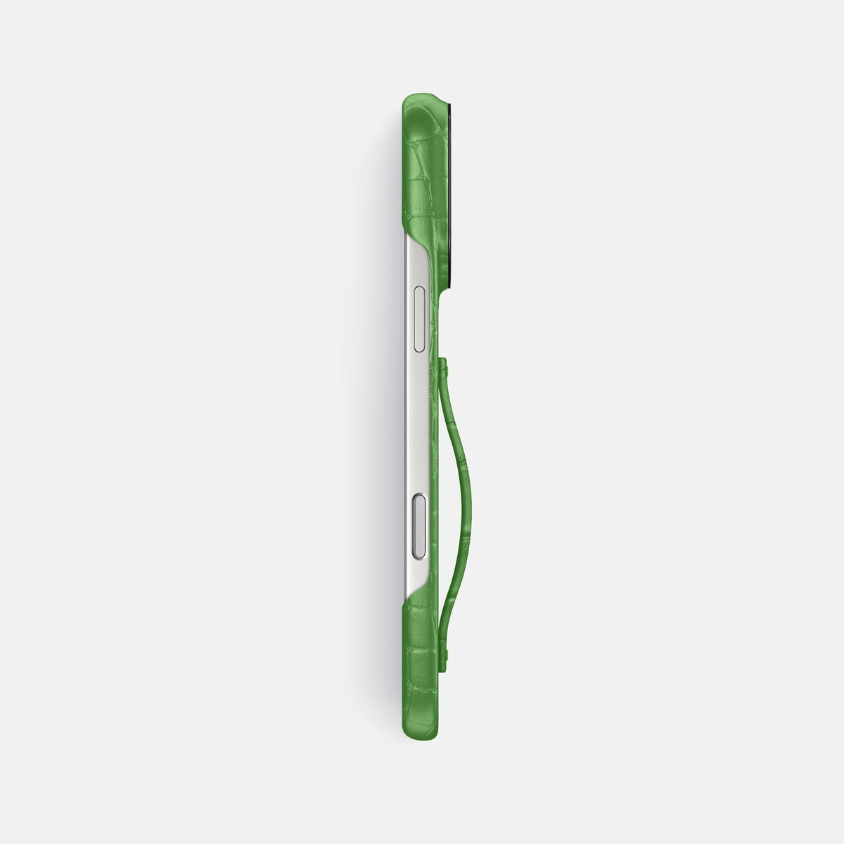 Finger Case For iPhone 17 Pro Max In Alligator -3 | Apple-Green-Black