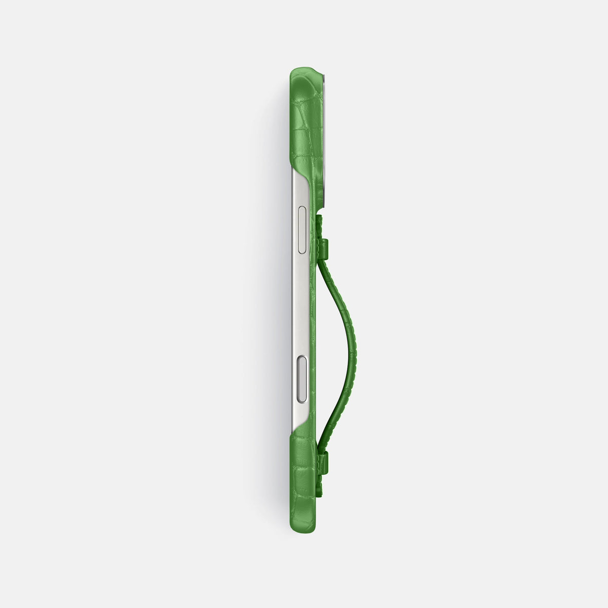 Center Handle For iPhone 18 Pro Max In Alligator -3 | Apple-Green-Steel