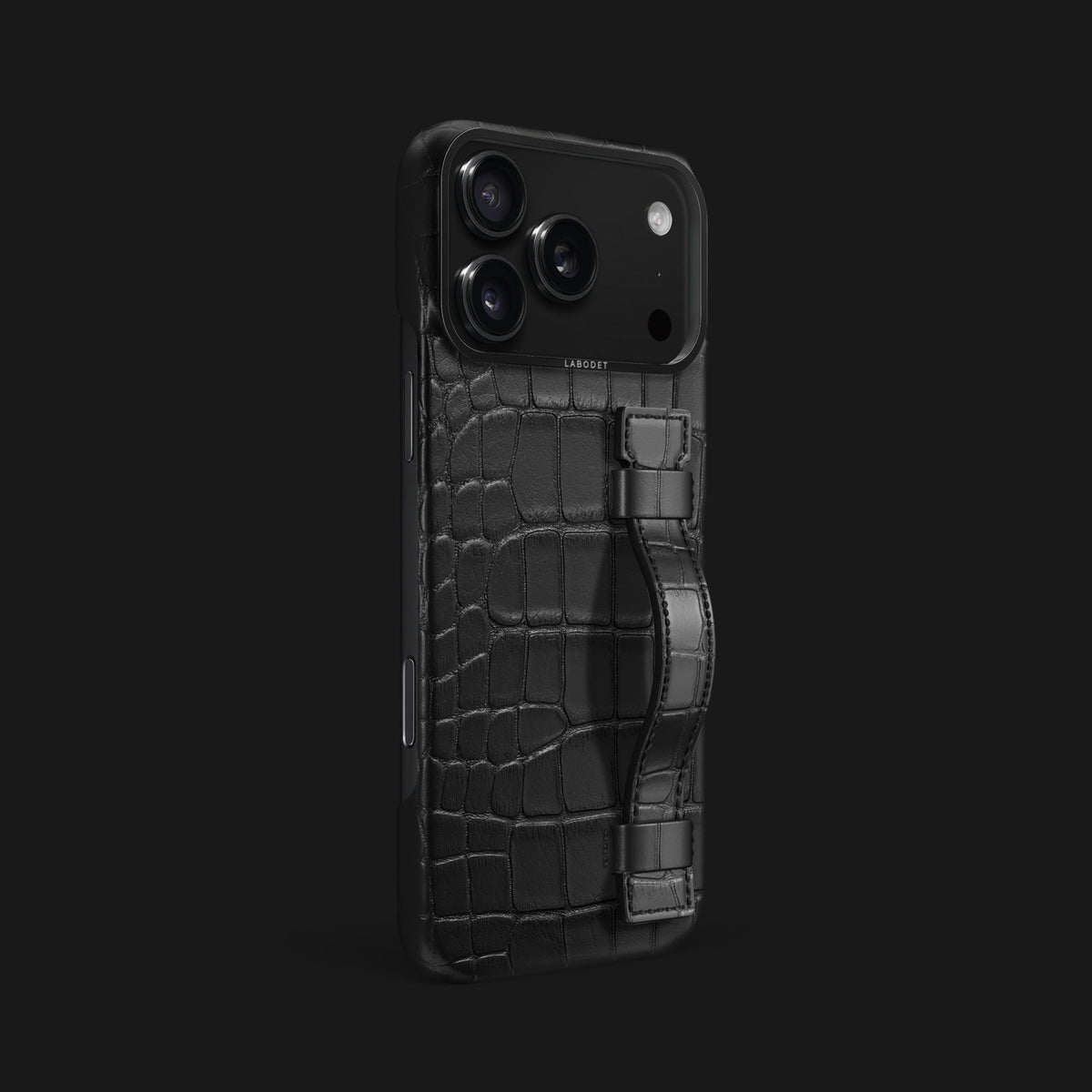 Handle Case Edition Black For iPhone 17 Pro Max In Alligator -2 | Edition-Black-Black