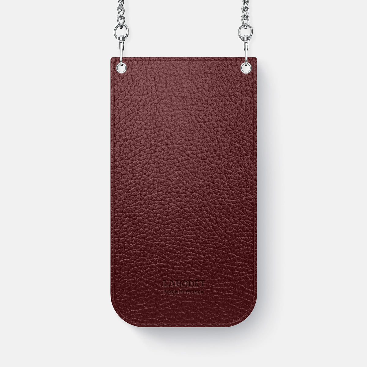 Crossbody Bag For iPhone 17 Pro Max In Calf -3 | Taupe-Steel