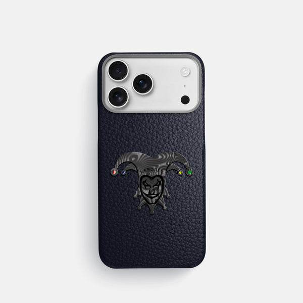 Classic Case With Carbon Joker For iPhone 17 Pro In Calf