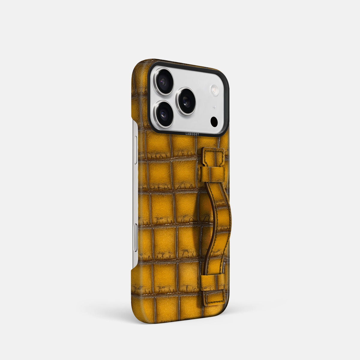 Handle Case For iPhone 17 Pro In Patina Alligator -2 | Sydney-Black
