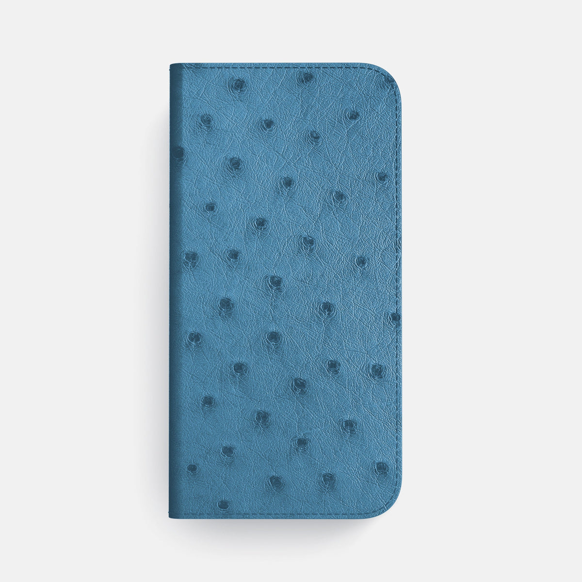 Folio Slim Case For iPhone 18 Pro Max In Ostrich -4 | Blue-Jeans