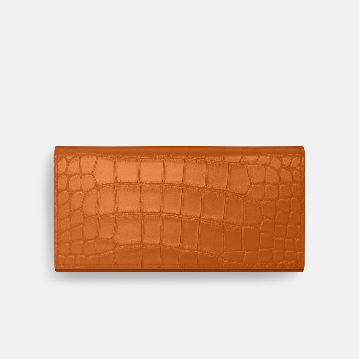 Wallet Case For iPhone 17 Pro In Alligator -3 | Orange