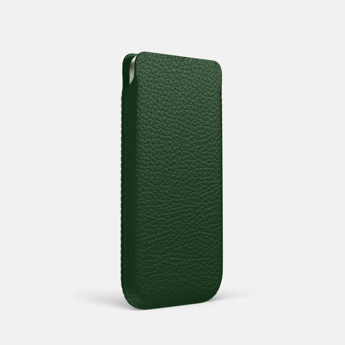 Pouch Case For iPhone 18 Pro In Calf -2 | Dark-Green