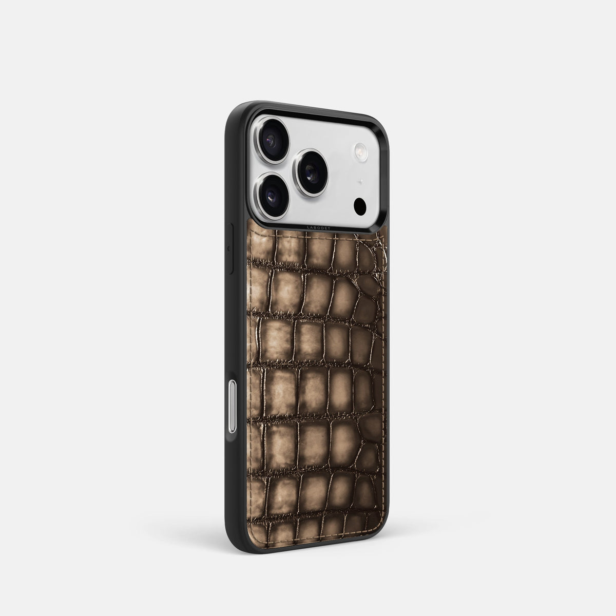 Sport Case For iPhone 18 Pro In Patina Alligator -2 | Etoupe
