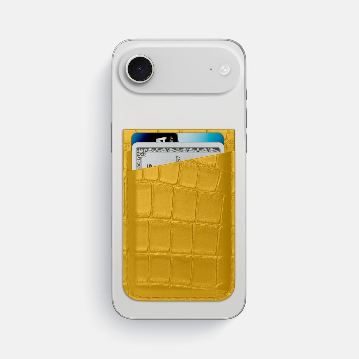 MagSafe Wallet For iPhone 17 Air In Alligator -1 | Yellow
