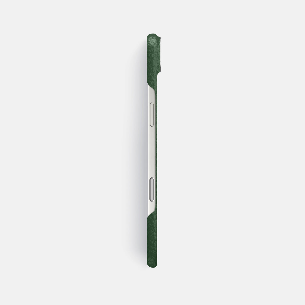 Classic Case For iPhone 17 Air In Calf -3 | Dark-Green-Steel