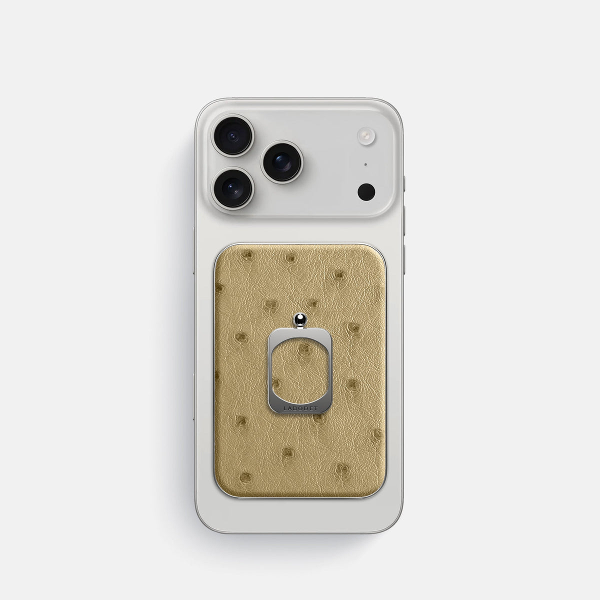 MagSafe Ring For iPhone 18 Pro In Ostrich -2 | Desert-Sand-Steel