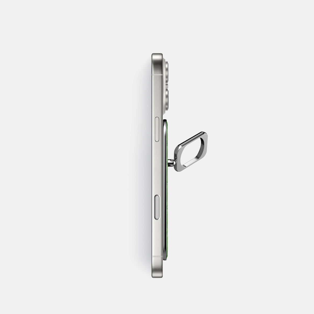 MagSafe Ring For iPhone 17 Pro In Alligator -3 | Apple-Green-Steel