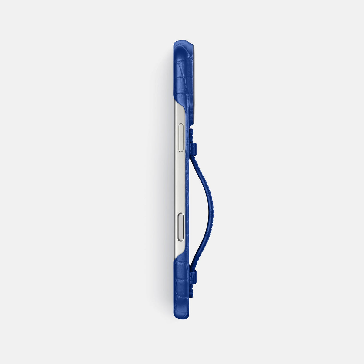 Center Handle For iPhone 18 Pro Max In Alligator -3 | Royal-Blue-Steel