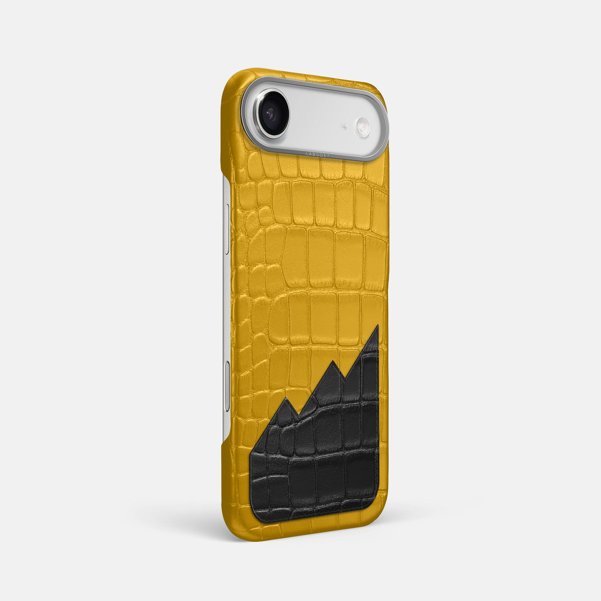 Classic Case With UpOnly For iPhone 17 Air In Alligator -2 | Yellow-Steel