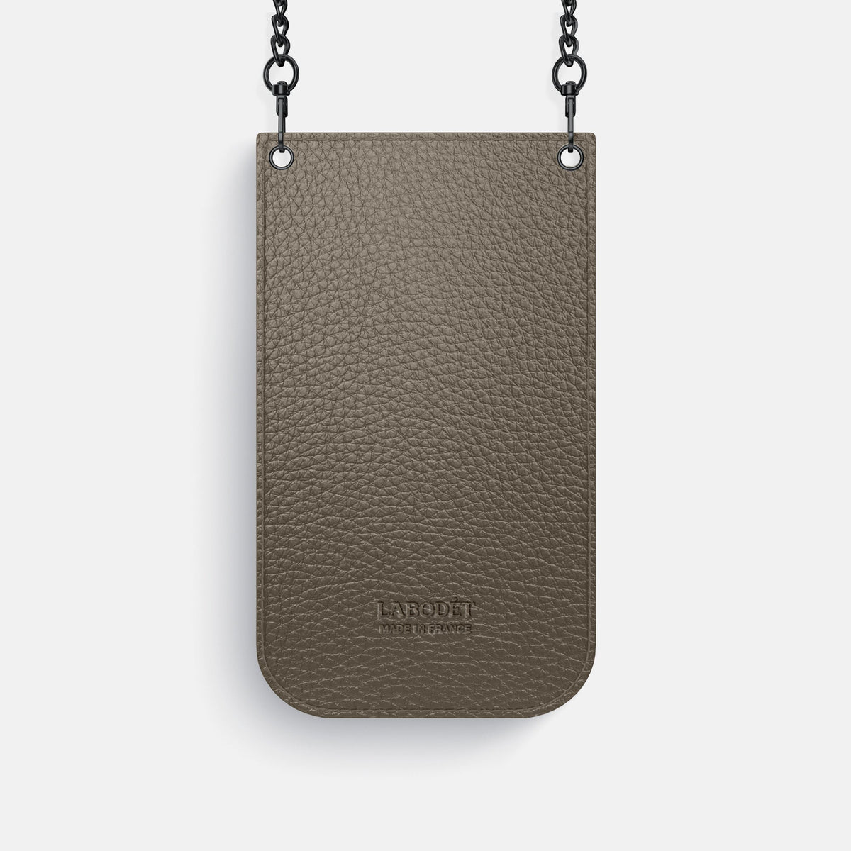 Crossbody Bag For iPhone 18 Pro In Ostrich -3 | Grey-Black