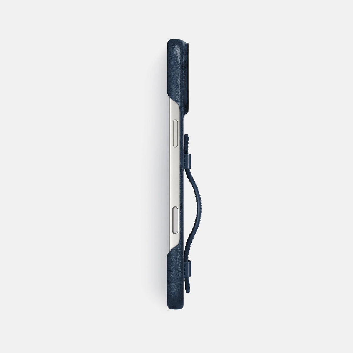 Handle Case For iPhone 18 Pro Max In Ostrich -3 | Navy-Blue-Black