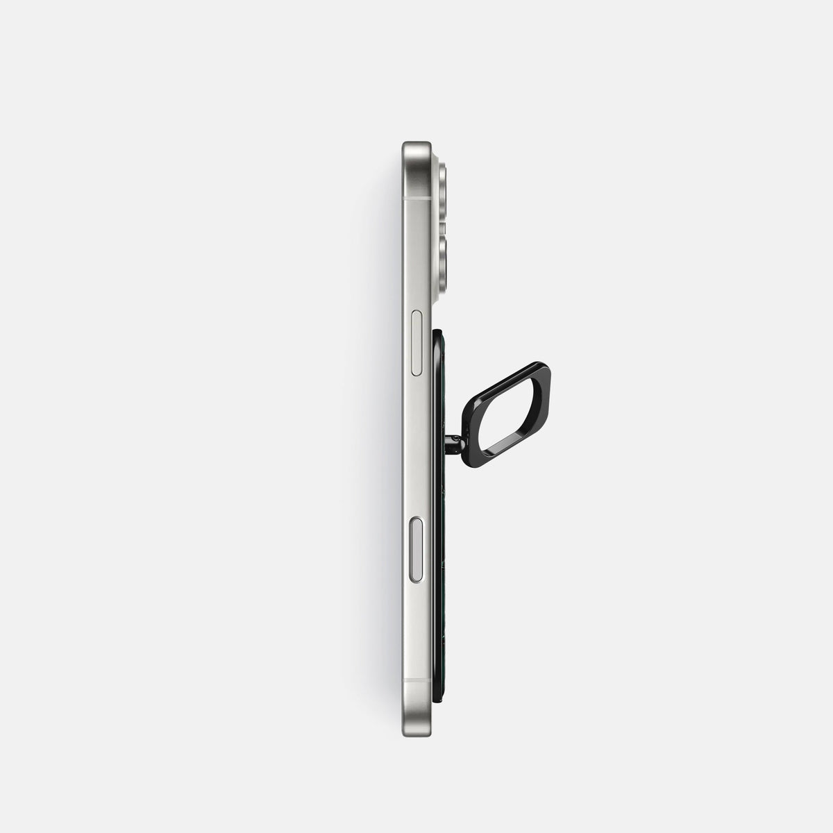 MagSafe Ring For iPhone 18 Pro In Patina Alligator -3 | Green-Black