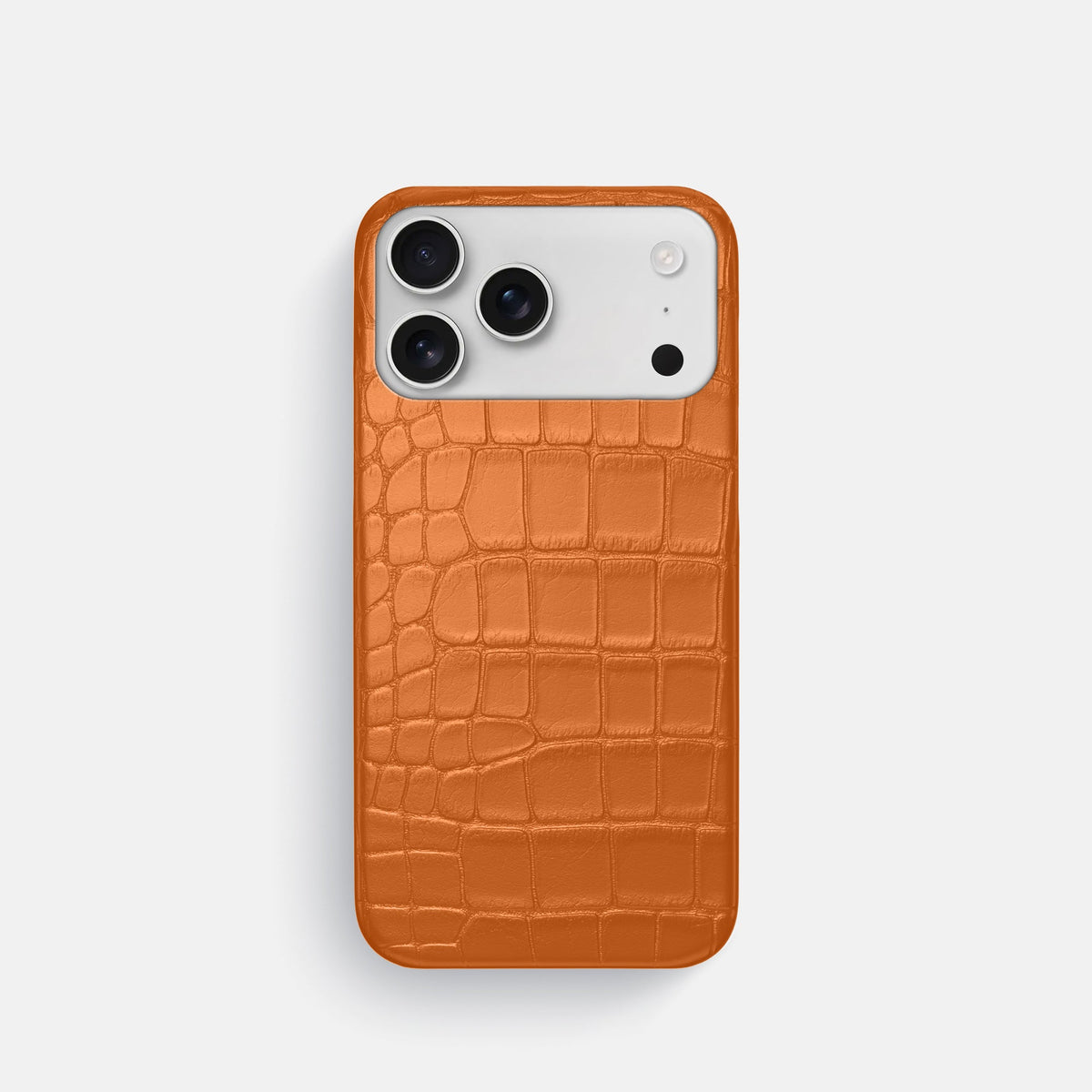 Slim Case For iPhone 18 Pro In Alligator -1 | Orange
