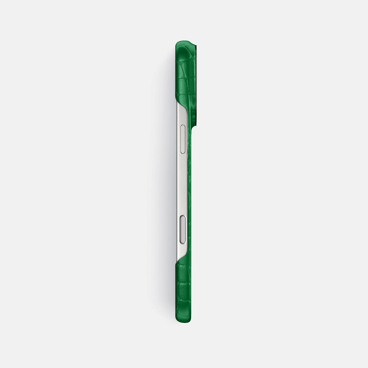 Classic Case For iPhone 18 Pro Max In Alligator -3 | Forest-Green-Black