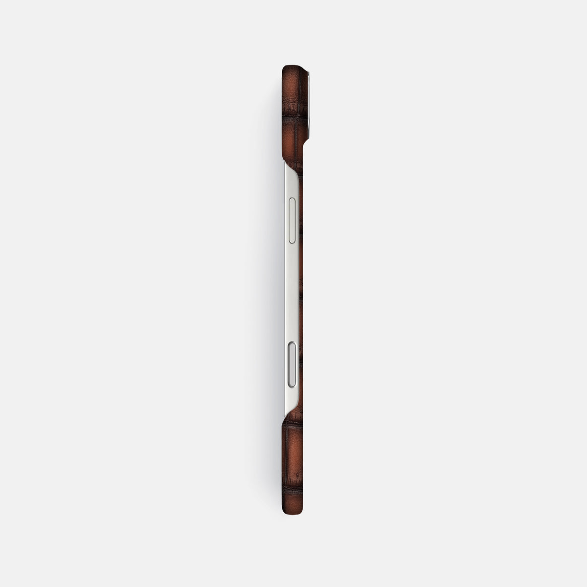 Classic Case For iPhone 17 Air In Patina Alligator -3 | Baobab-Steel