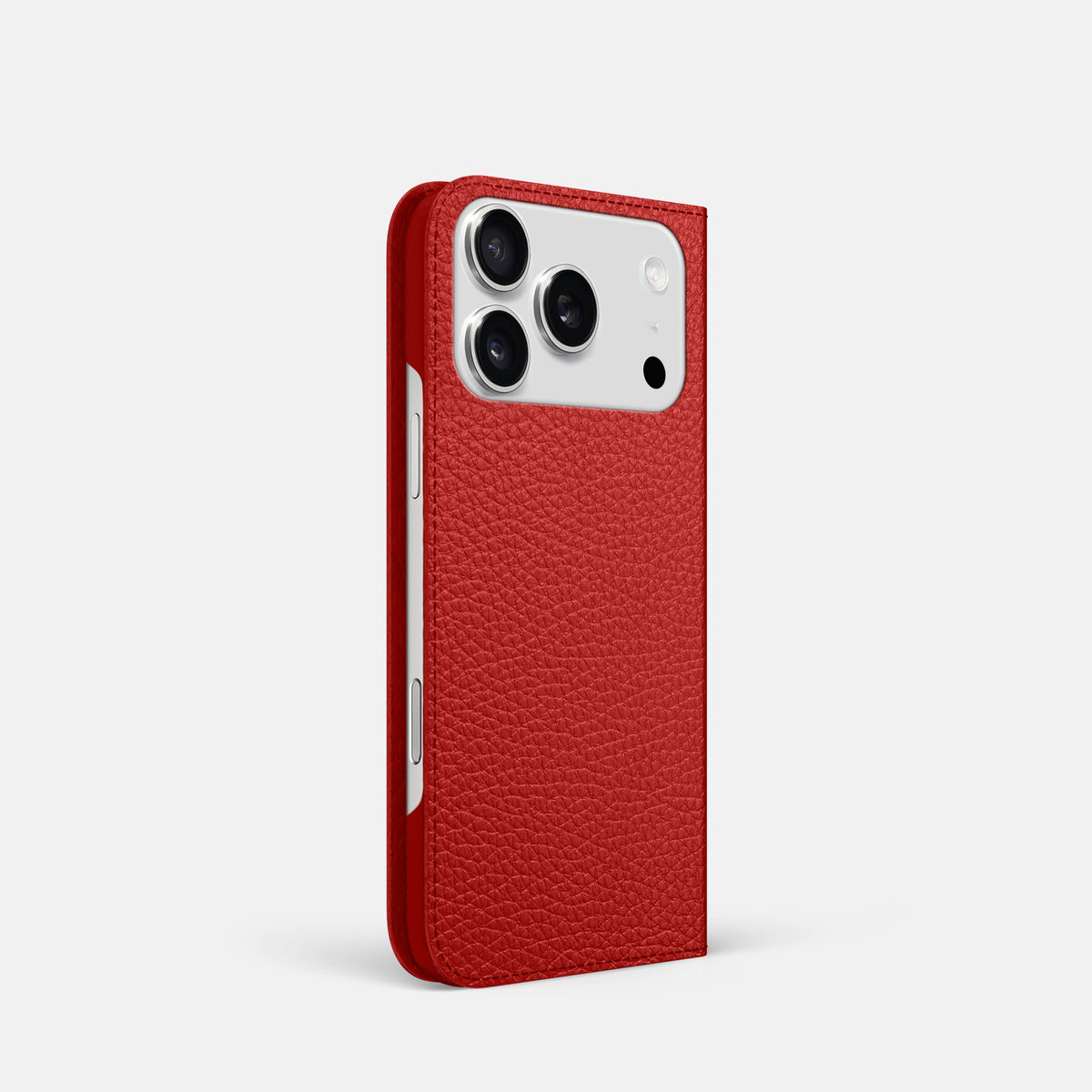 Folio Slim Case For iPhone 17 Pro In Calf -1 | Red