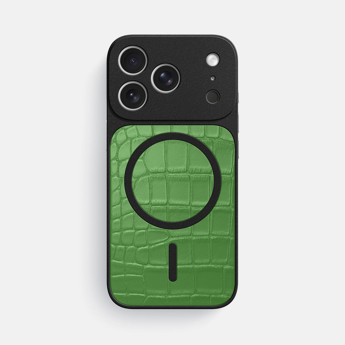 MagSafe Mask For iPhone 17 Pro Max In Alligator -3 | Apple-Green