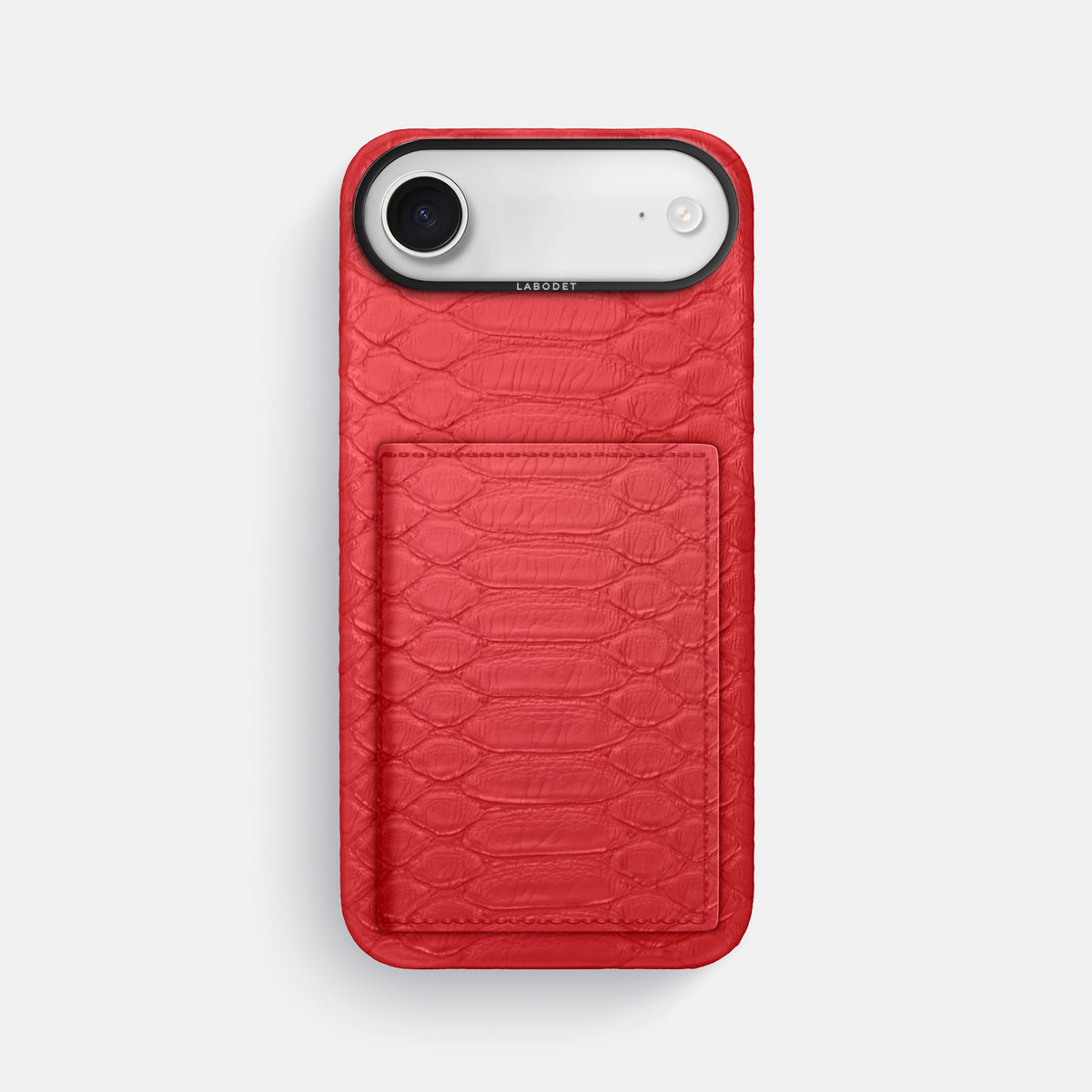 Bi-Fold Case For iPhone 17 Air In Python -1 | Red-Black