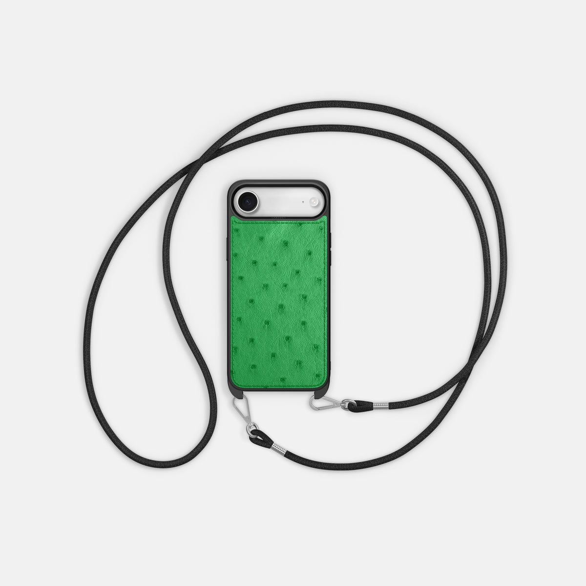 Crossbody Sport Case For iPhone 17 Air In Ostrich -5 | Kentucky-Green