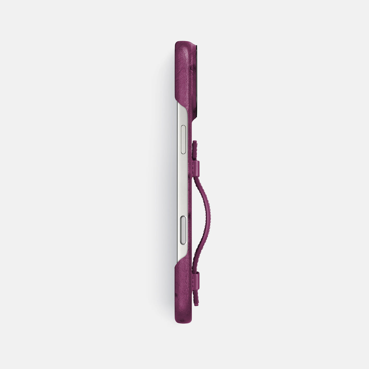 Handle Case For iPhone 17 Pro Max In Ostrich -3 | Purple-Black