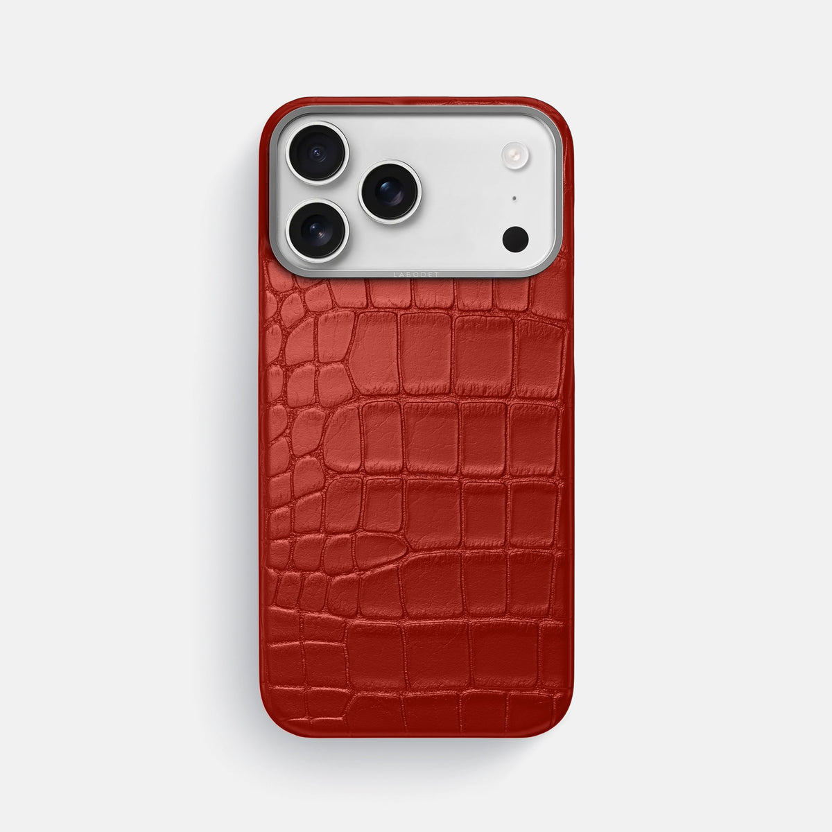 Classic Case For iPhone 18 Pro Max In Alligator -1 | Red-Steel