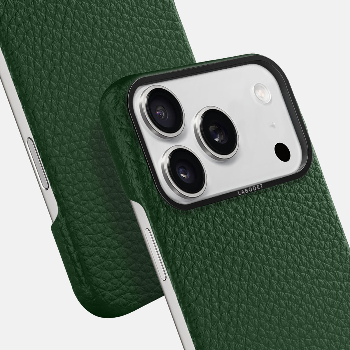Classic Case For iPhone 18 Pro In Calf -6 | Dark-Green-Black