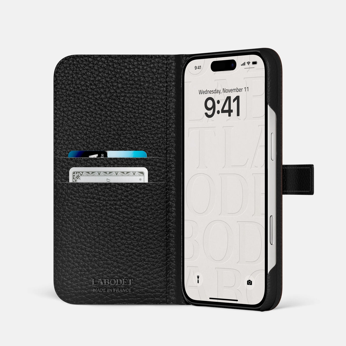 Folio Case with Clasp For iPhone 18 Pro Max In Alligator -2 | Dark-Brown-Steel