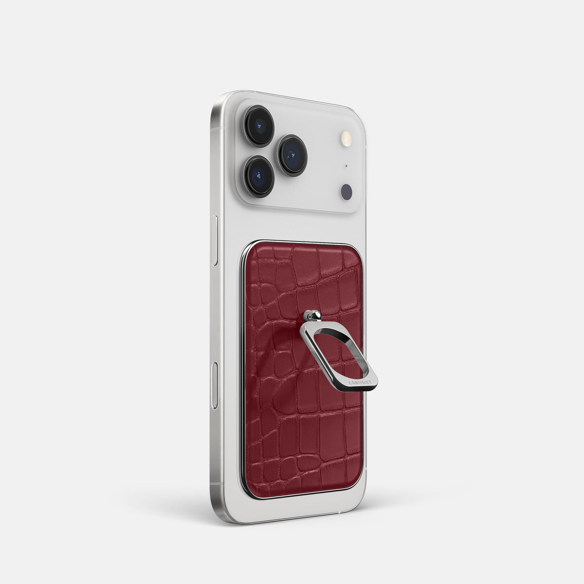 MagSafe Ring For iPhone 17 Pro In Alligator -2 | Burgundy-Steel