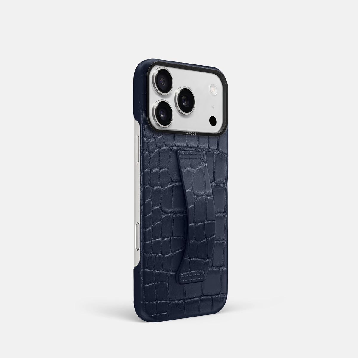 Finger Case For iPhone 17 Pro In Alligator -2 | Navy-Blue-Black