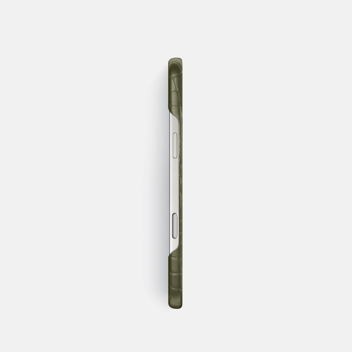 Slim Case For iPhone 18 Pro In Alligator -3 | Kaki-Green