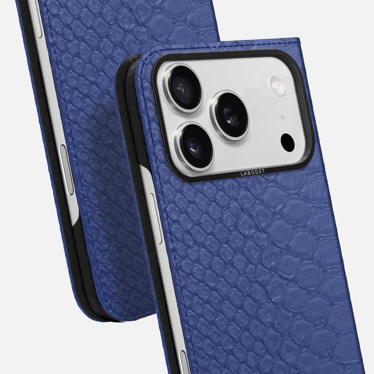 Folio Case For iPhone 18 Pro In Python -5 | Royal-Blue-Black